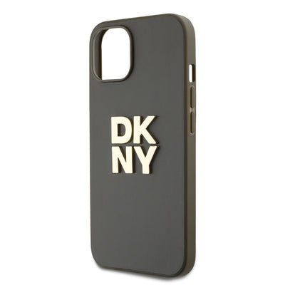 DKNY PU Leather Stack Logo Wrist Strap Zadní Kryt
