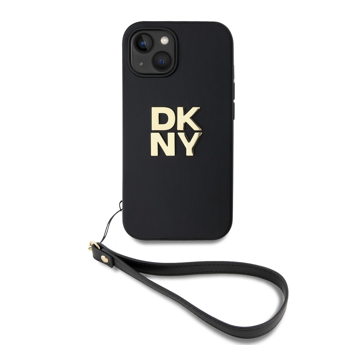 DKNY PU Leather Stack Logo Wrist Strap Zadní Kryt