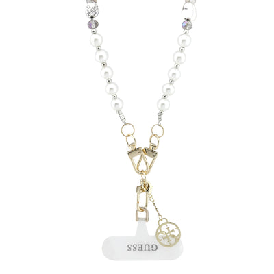 Guess Crossbody Popruh Pearl and 4G Charm