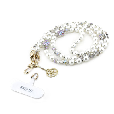 Guess Crossbody Popruh Pearl and 4G Charm
