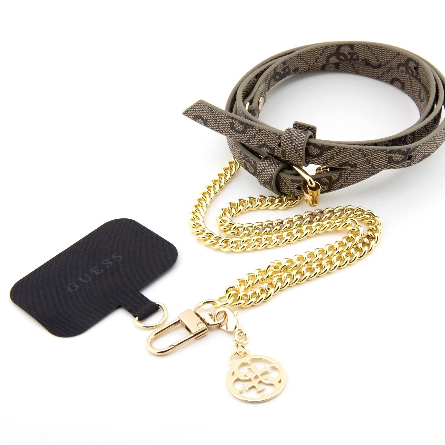 Guess Crossbody Popruh PU 4G Chain with Charm