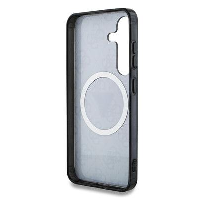 Guess MagSafe kryt na Samsung - IML 4G Glitter and Triangle Logo