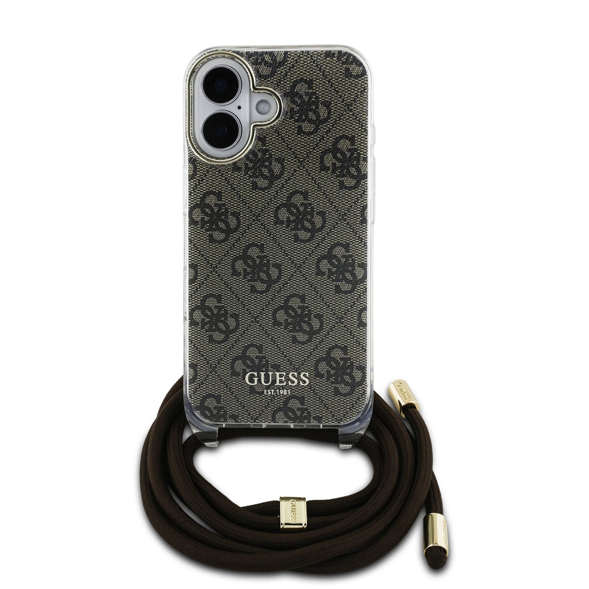 Guess kryt na iPhone s crossbody popruhem IML 4G Printed