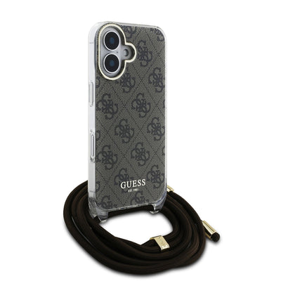 Guess kryt na iPhone s crossbody popruhem IML 4G Printed