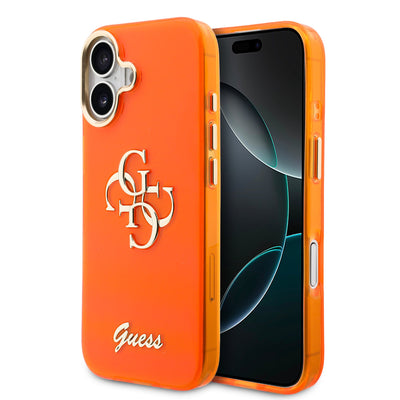 Guess kryt na iPhone IML 4G Script Metal Logo