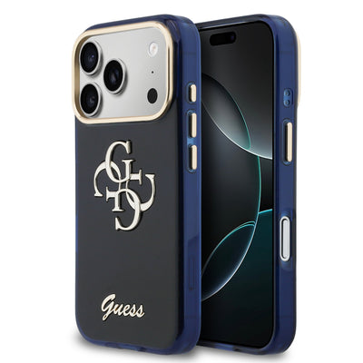 Guess kryt na iPhone IML 4G Script Metal Logo