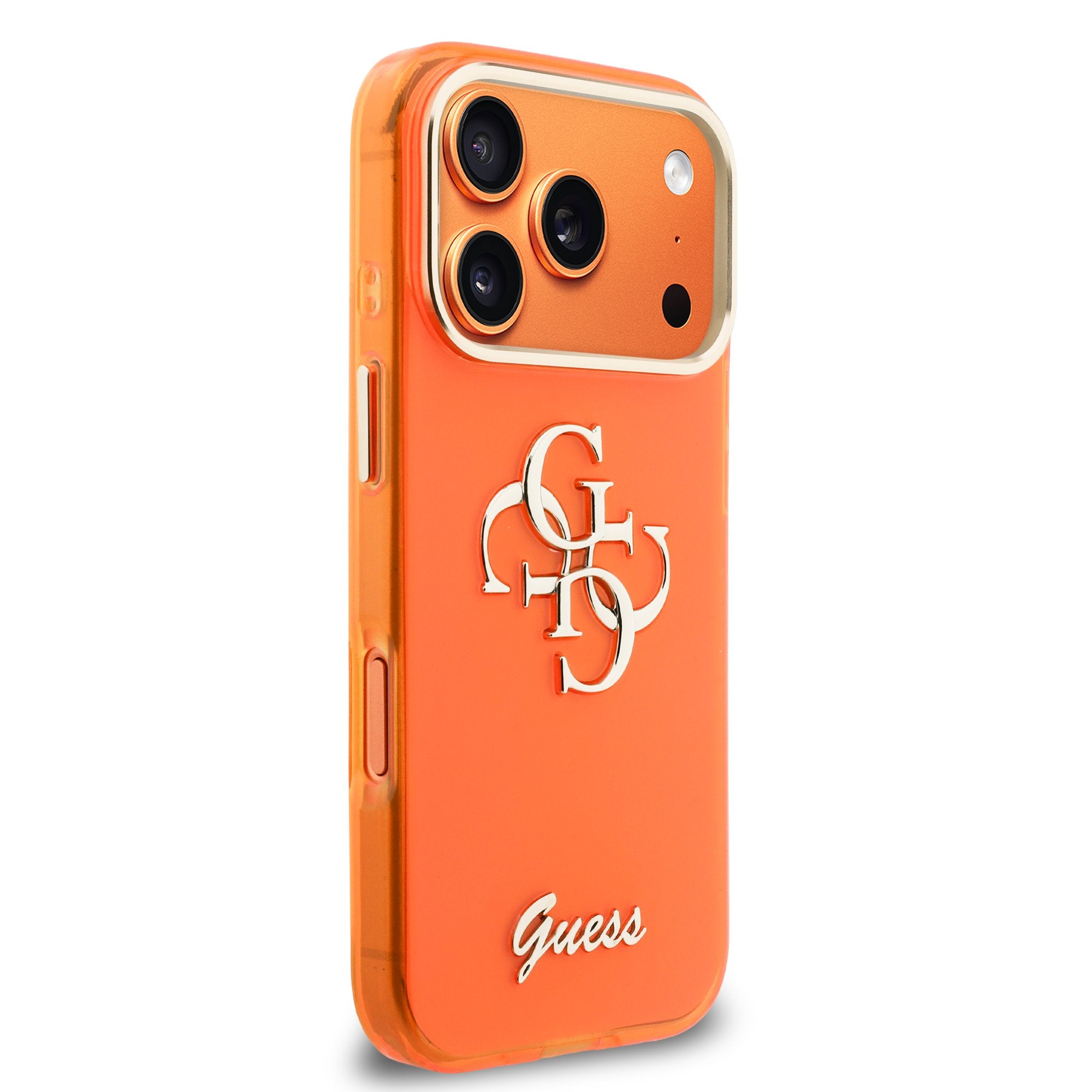 Guess kryt na iPhone IML 4G Script Metal Logo