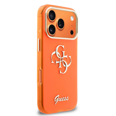 Guess kryt na iPhone IML 4G Script Metal Logo