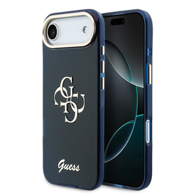 Guess kryt na iPhone IML 4G Script Metal Logo