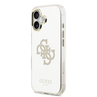 Guess MagSafe kryt na iPhone Mirror 4G Glitter Logo