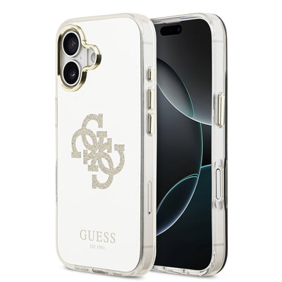 Guess MagSafe kryt na iPhone Mirror 4G Glitter Logo