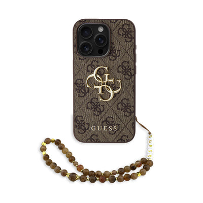 Guess kryt na iPhone s náramkem 4G Metal Logo Strap