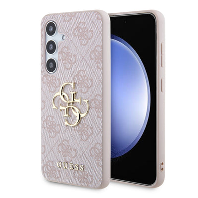 Guess kožený kryt na Samsung - 4G Metal Logo