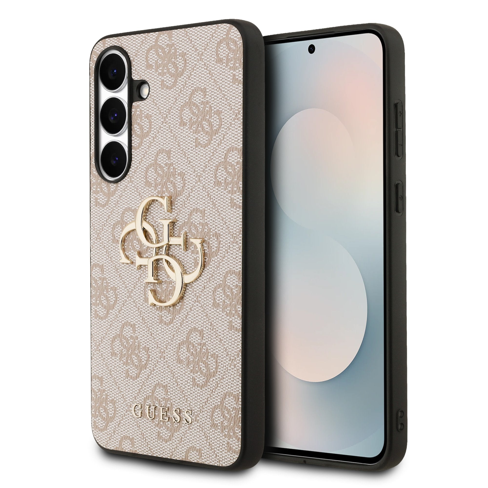 Guess kožený kryt na Samsung - 4G Metal Logo