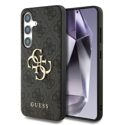 Guess kožený kryt na Samsung - 4G Metal Logo