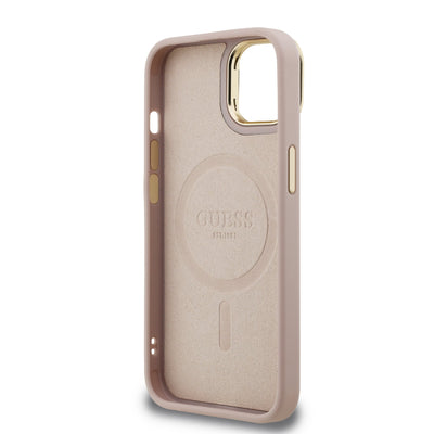 Guess MagSafe kryt na iPhone 4G Strass Triangle Logo Stand Camera Frame