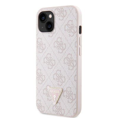 Guess kryt na iPhone 4G Strass Triangle Metal Logo
