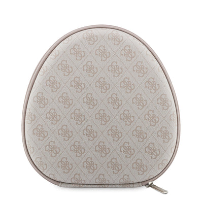 Guess PU 4G Triangle Logo ENC Bezdrátová Sluchátka Pink