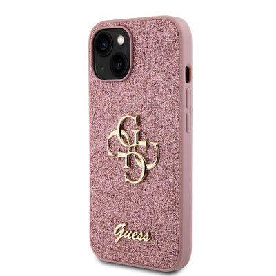 Guess kryt na iPhone Fixed Glitter 4G Metal Logo