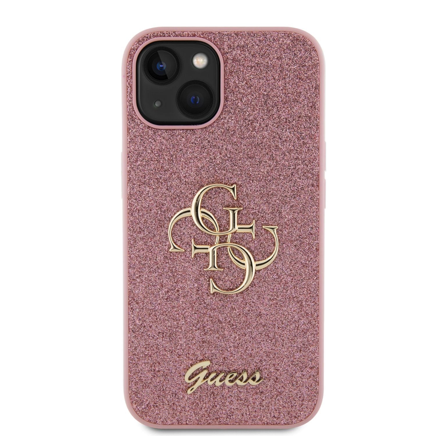 Guess kryt na iPhone Fixed Glitter 4G Metal Logo