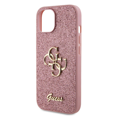 Guess kryt na iPhone Fixed Glitter 4G Metal Logo