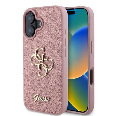 Guess kryt na iPhone Fixed Glitter 4G Metal Logo