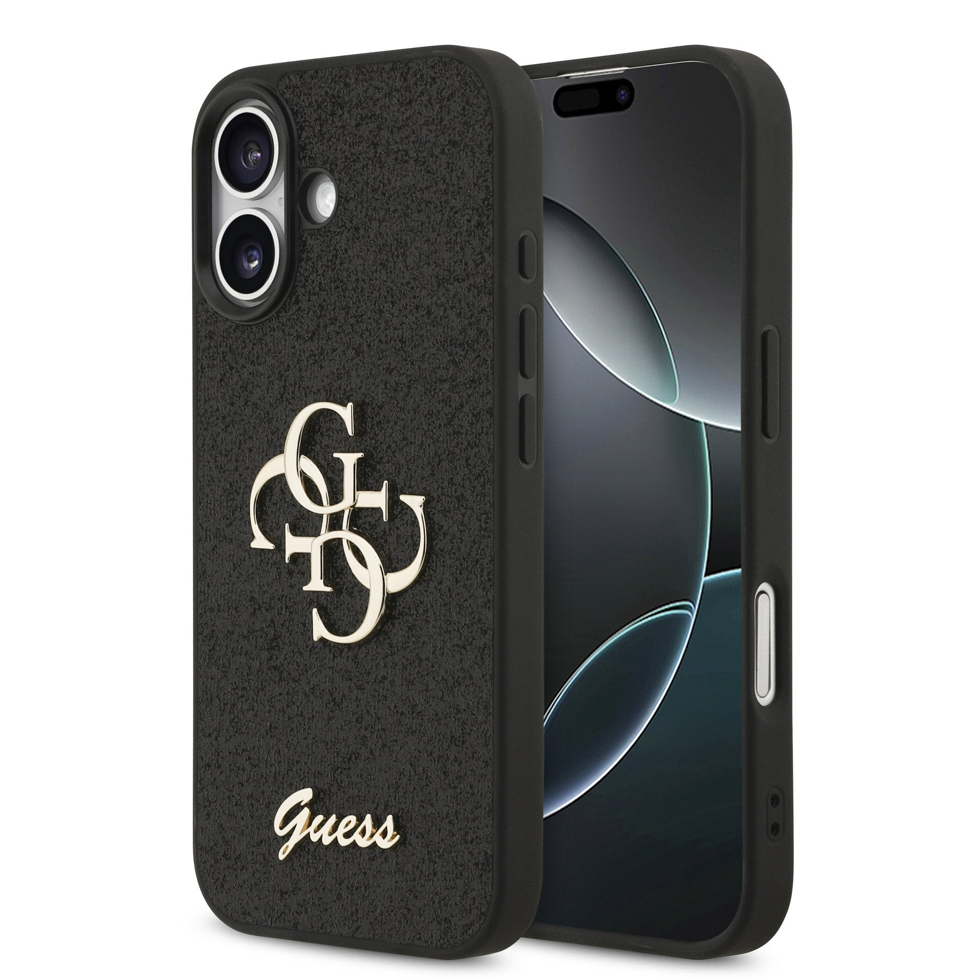 Guess kryt na iPhone Fixed Glitter 4G Metal Logo