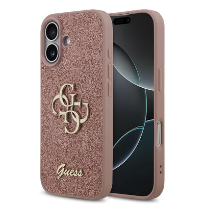 Guess kryt na iPhone Fixed Glitter 4G Metal Logo