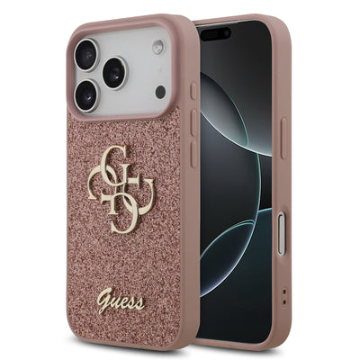 Guess kryt na iPhone Fixed Glitter 4G Metal Logo
