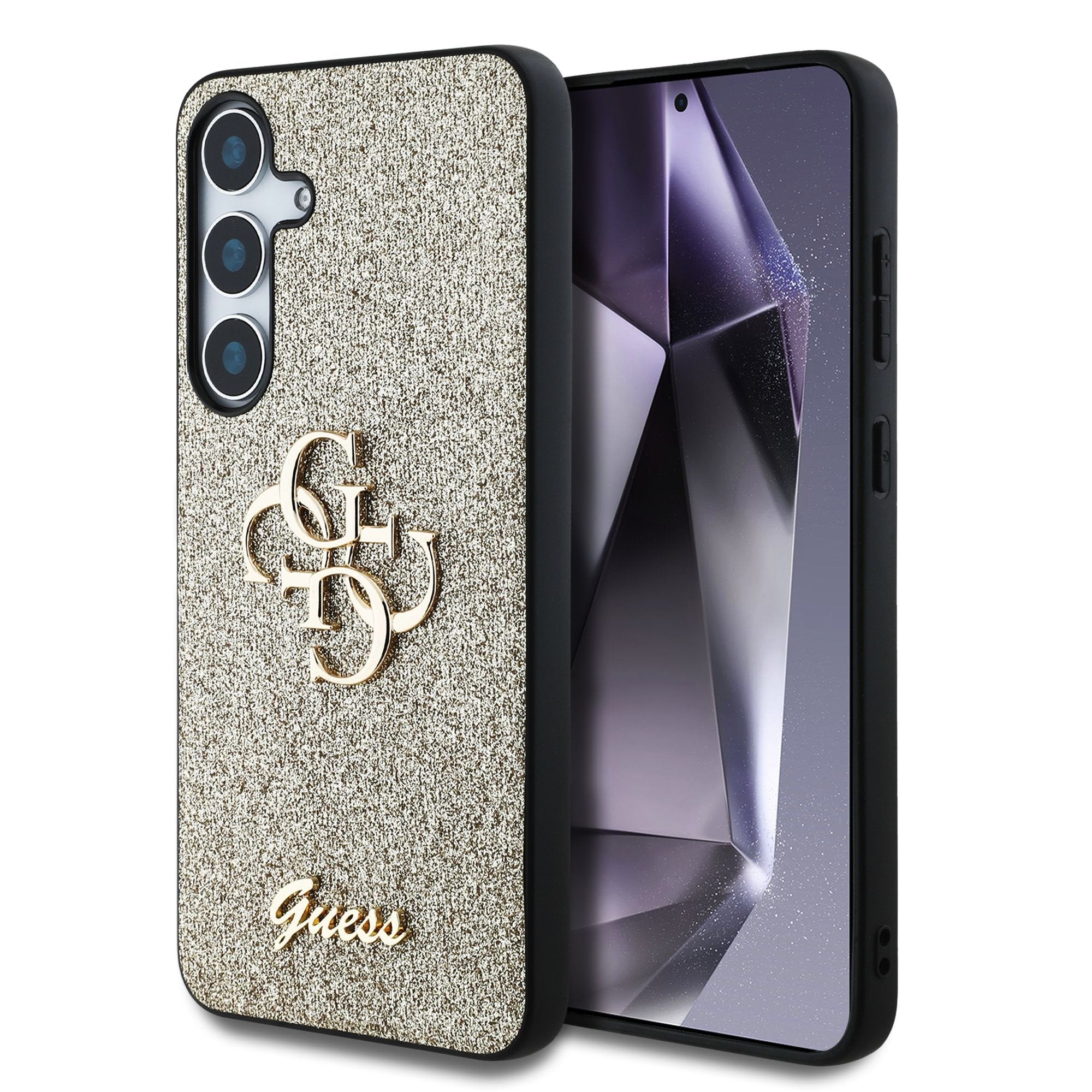Guess kryt na Samsung - Fixed Glitter 4G Metal Logo