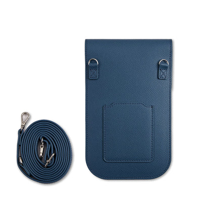 Guess PU Grained Triangle Logo Taška na Telefon