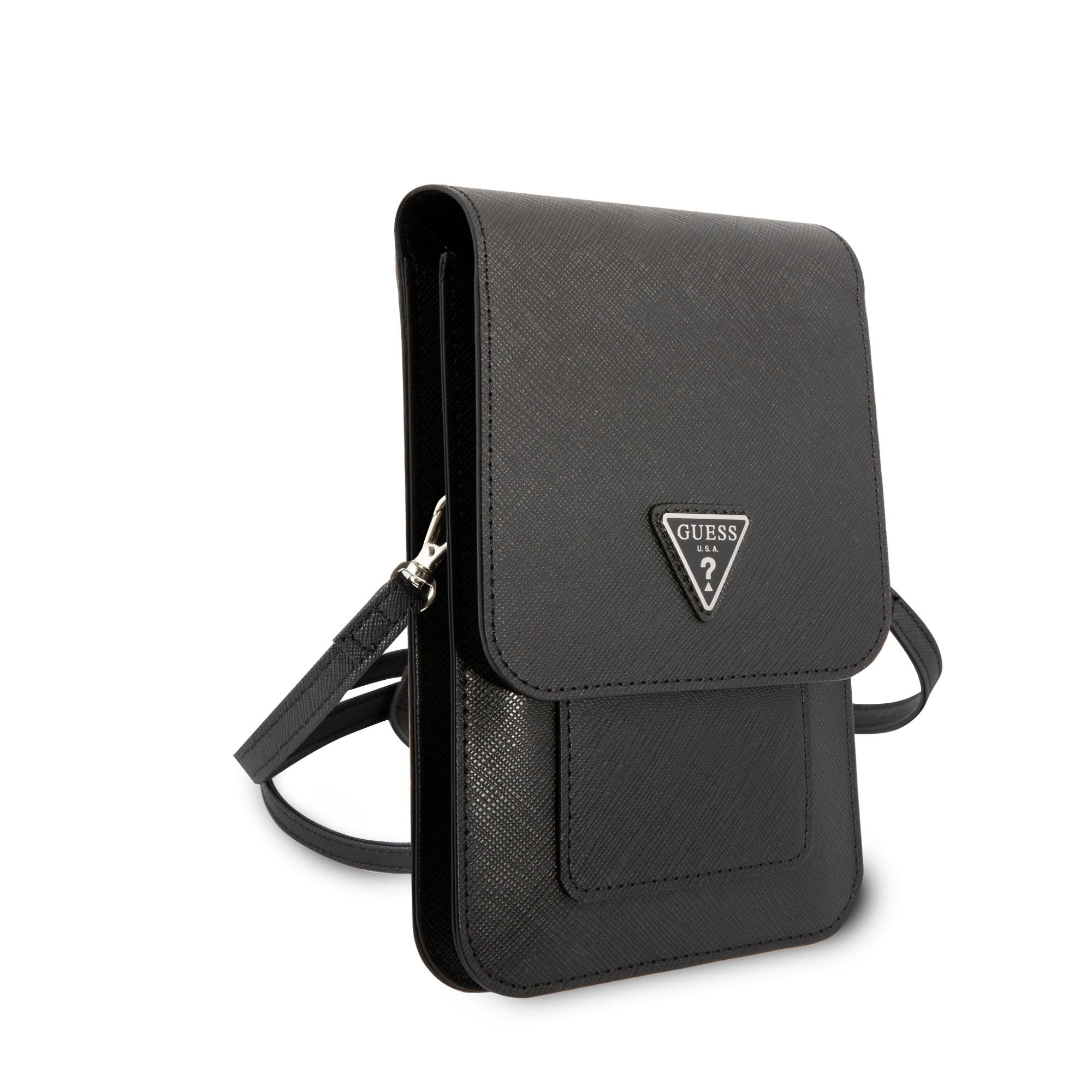 Guess PU Saffiano Triangle Logo Taška na Telefon - pohled 3