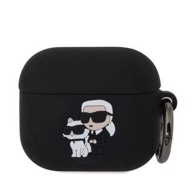 Karl Lagerfeld 3D Logo NFT Karl and Choupette Silikonové Pouzdro - pohled 2