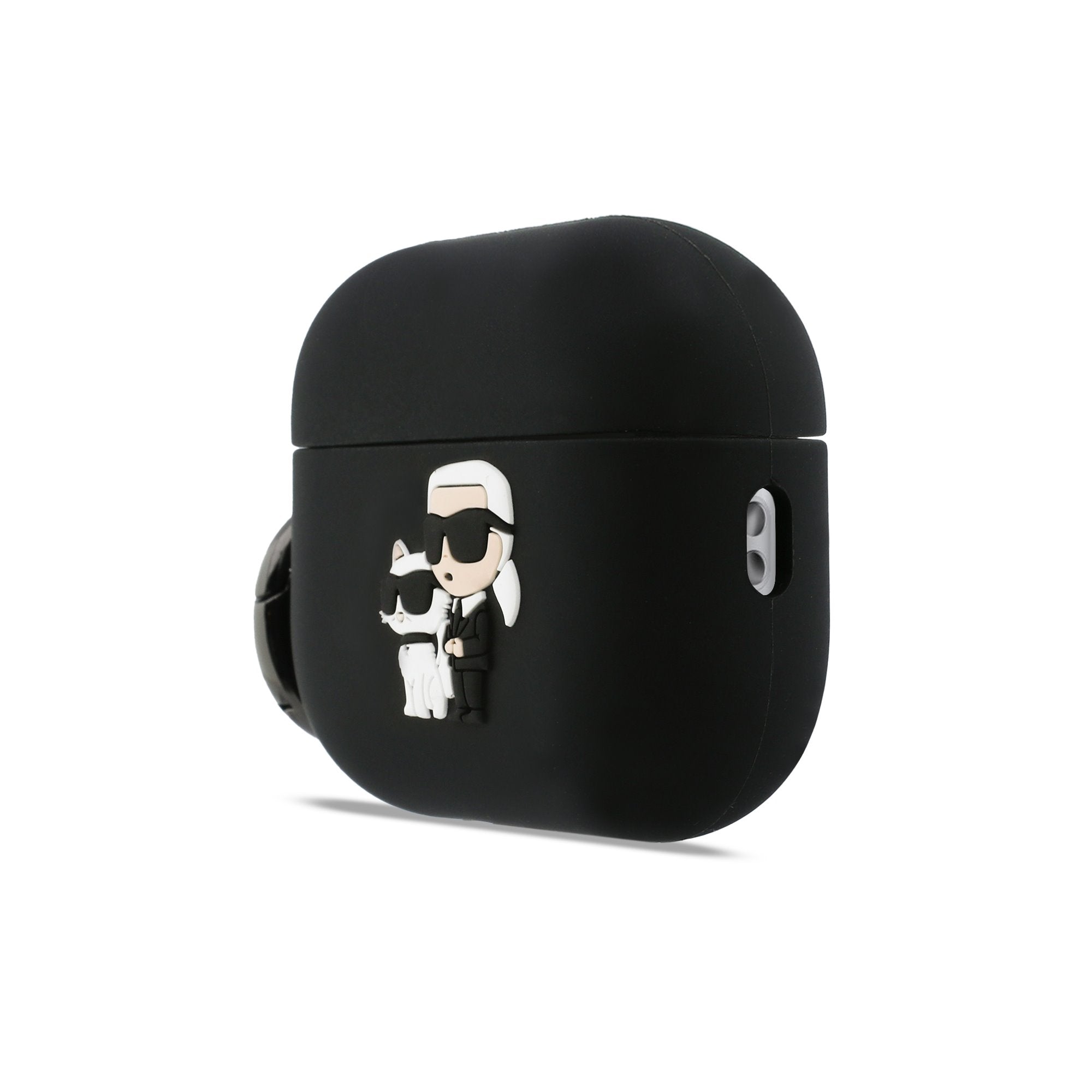Karl Lagerfeld 3D Logo NFT Karl and Choupette Silikonové Pouzdro - pohled 6