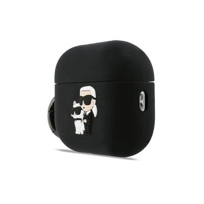 Karl Lagerfeld 3D Logo NFT Karl and Choupette Silikonové Pouzdro - pohled 6