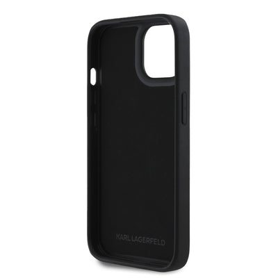 Karl Lagerfeld 3D Rubber Glitter Logo Zadní Kryt