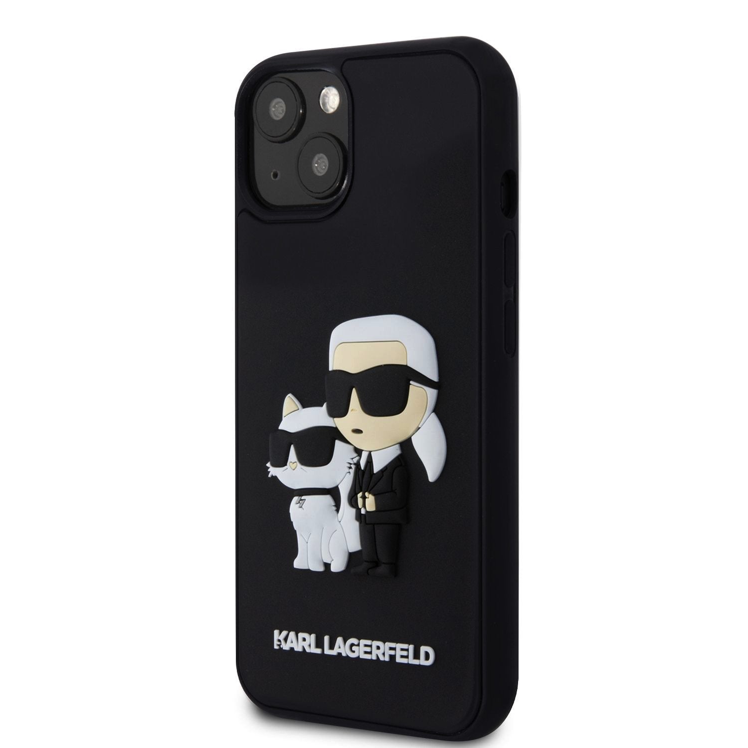Karl Lagerfeld 3D Rubber Karl and Choupette Zadní Kryt