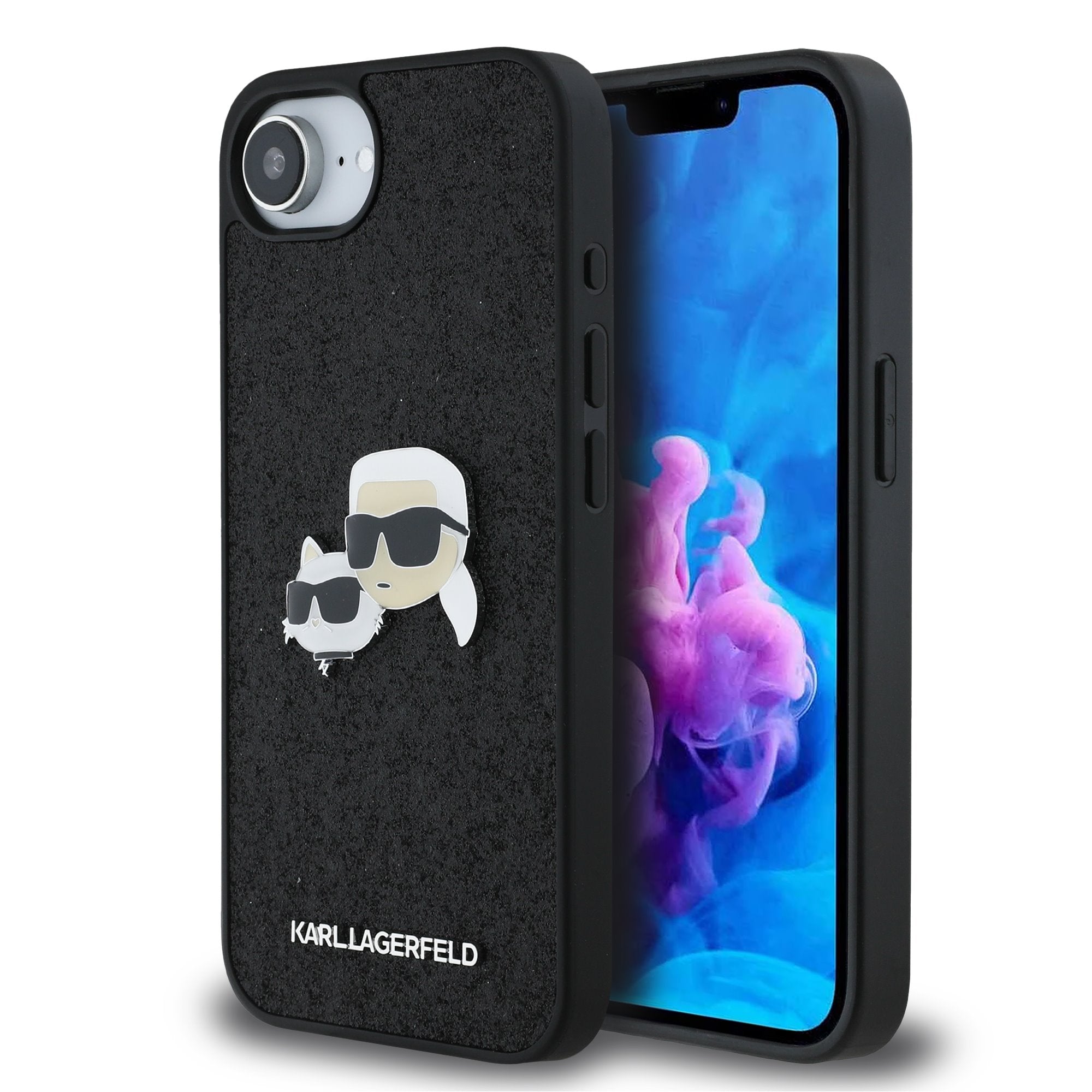 Karl Lagerfeld Fixed Glitter Metal K&CH Zadní Kryt