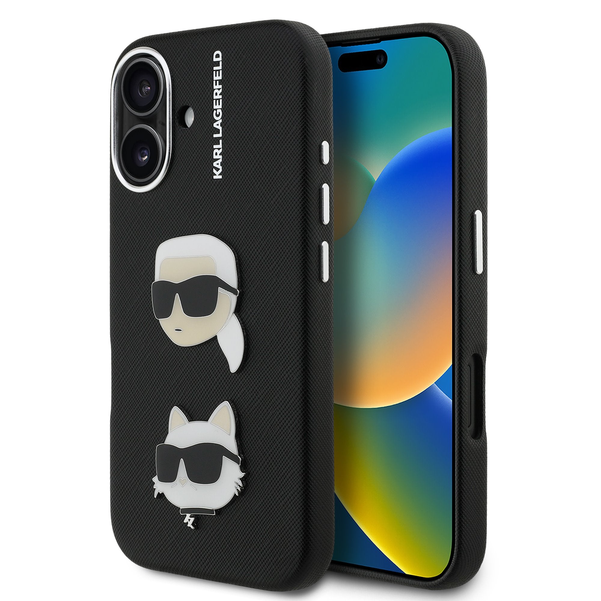 Karl Lagerfeld Grained PU K&CH Heads Zadní Kryt