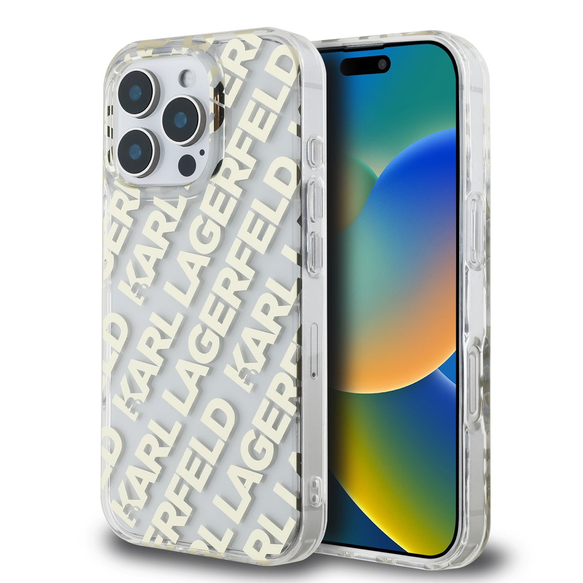 Karl Lagerfeld IML Electroplated Repeated Logo Zadní Kryt