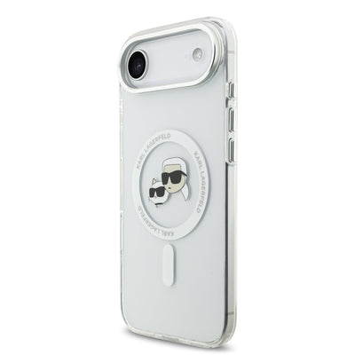 Karl Lagerfeld IML K&CH Heads Metal Frame MagSafe Zadní Kryt