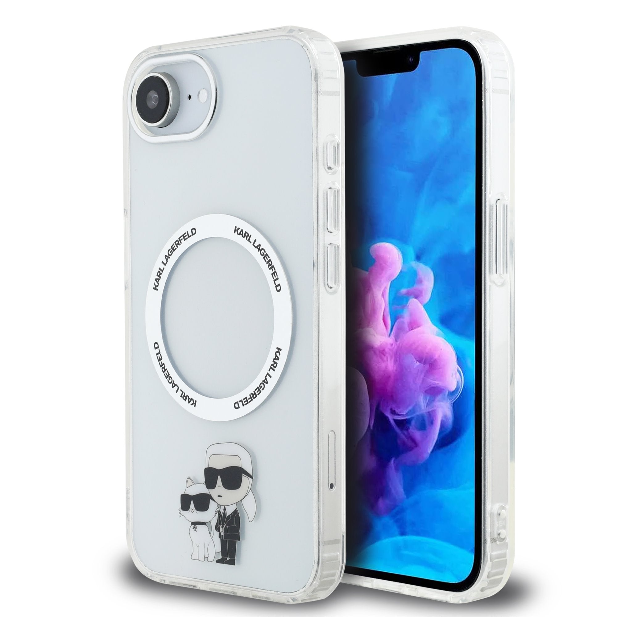 Karl Lagerfeld IML Karl and Choupette MagSafe Zadní Kryt