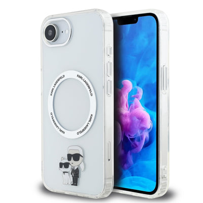 Karl Lagerfeld IML Karl and Choupette MagSafe Zadní Kryt