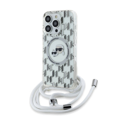 Karl Lagerfeld IML Monogram Crossbody K&CH Heads MagSafe Zadní Kryt