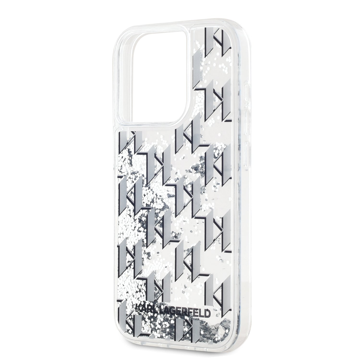 Karl Lagerfeld Liquid Glitter Monogram Gradient Zadní Kryt