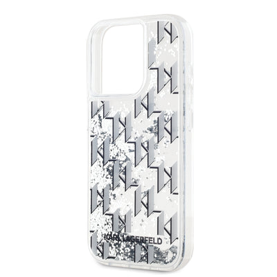Karl Lagerfeld Liquid Glitter Monogram Gradient Zadní Kryt