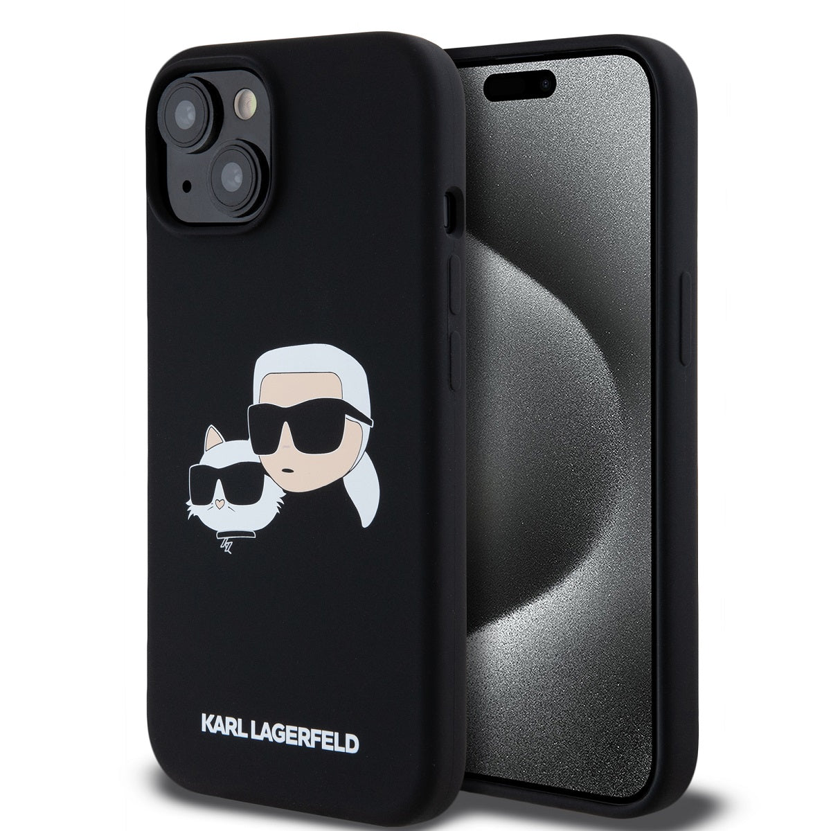 Karl Lagerfeld Liquid Silicone Double Heads Magsafe Zadní Kryt