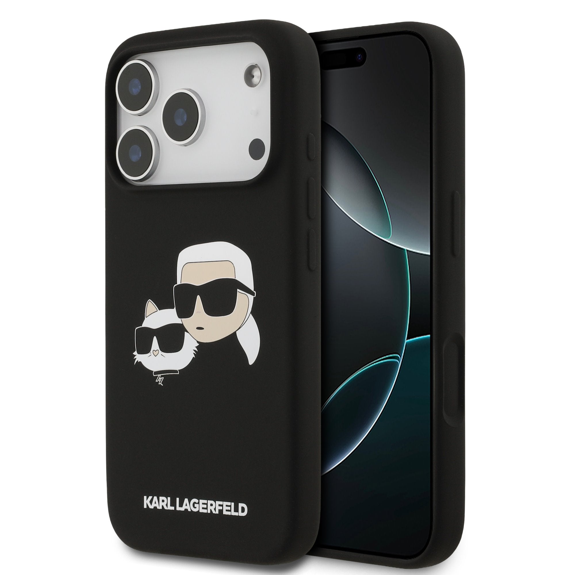 Karl Lagerfeld Liquid Silicone Double Heads Magsafe Zadní Kryt