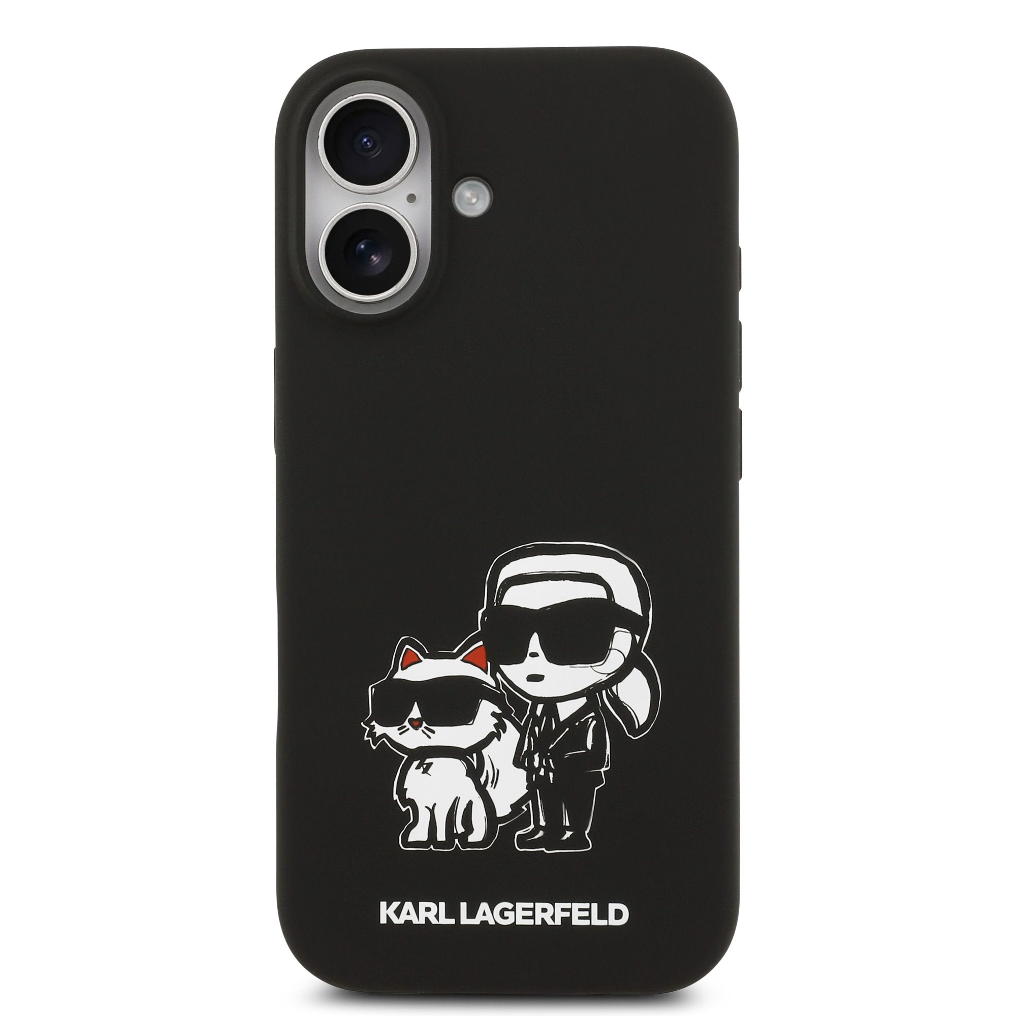 Karl Lagerfeld Liquid Silicone K&CH Sketch MagSafe Zadní Kryt