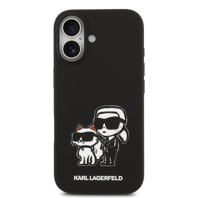 Karl Lagerfeld Liquid Silicone K&CH Sketch MagSafe Zadní Kryt